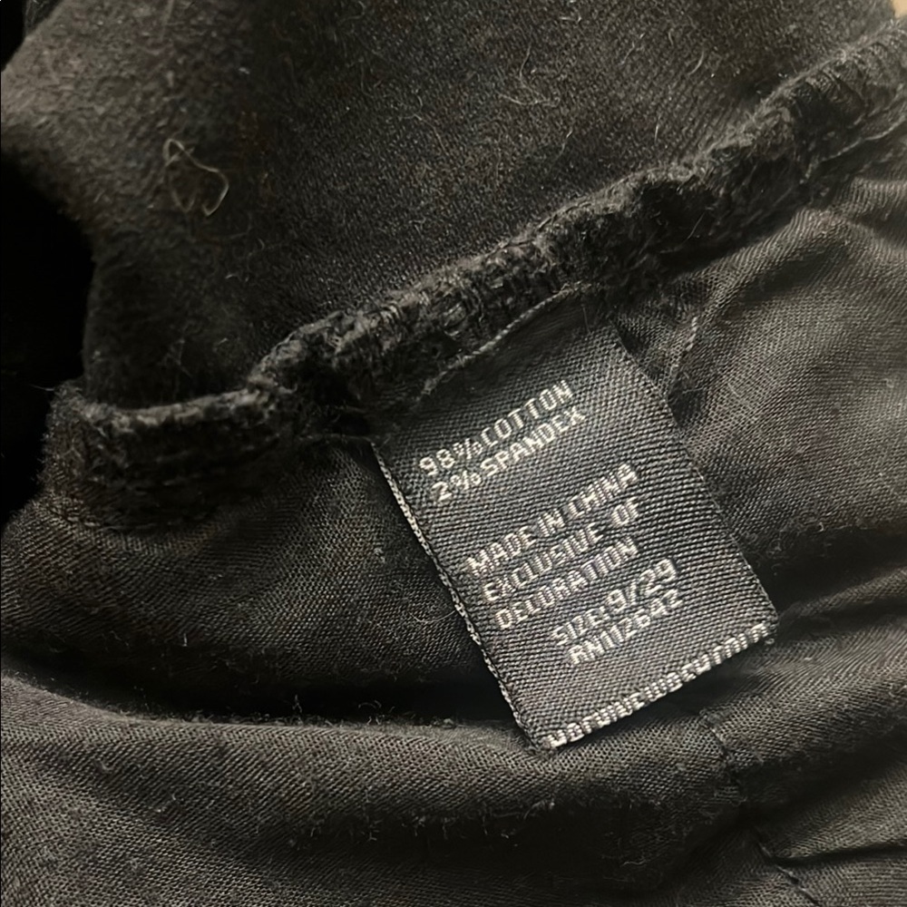 Savvy Black Jean Shorts Mid-Length Rolled Hem 331 - Picture 5 of 5